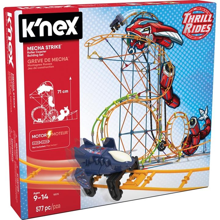 K'nex Thrill Rides Mecha Strike Roller Coaster Building Set