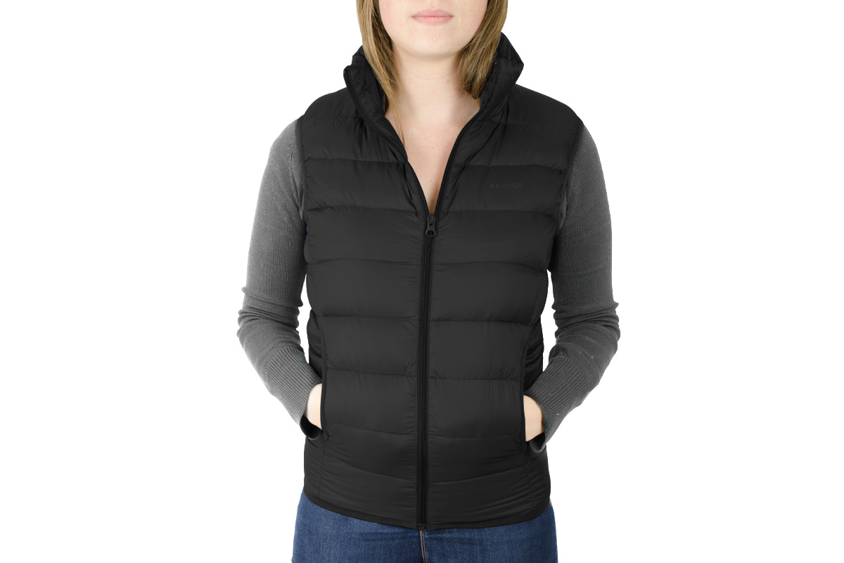 Komodo PackLite Women's Down Vest (Black, Medium)