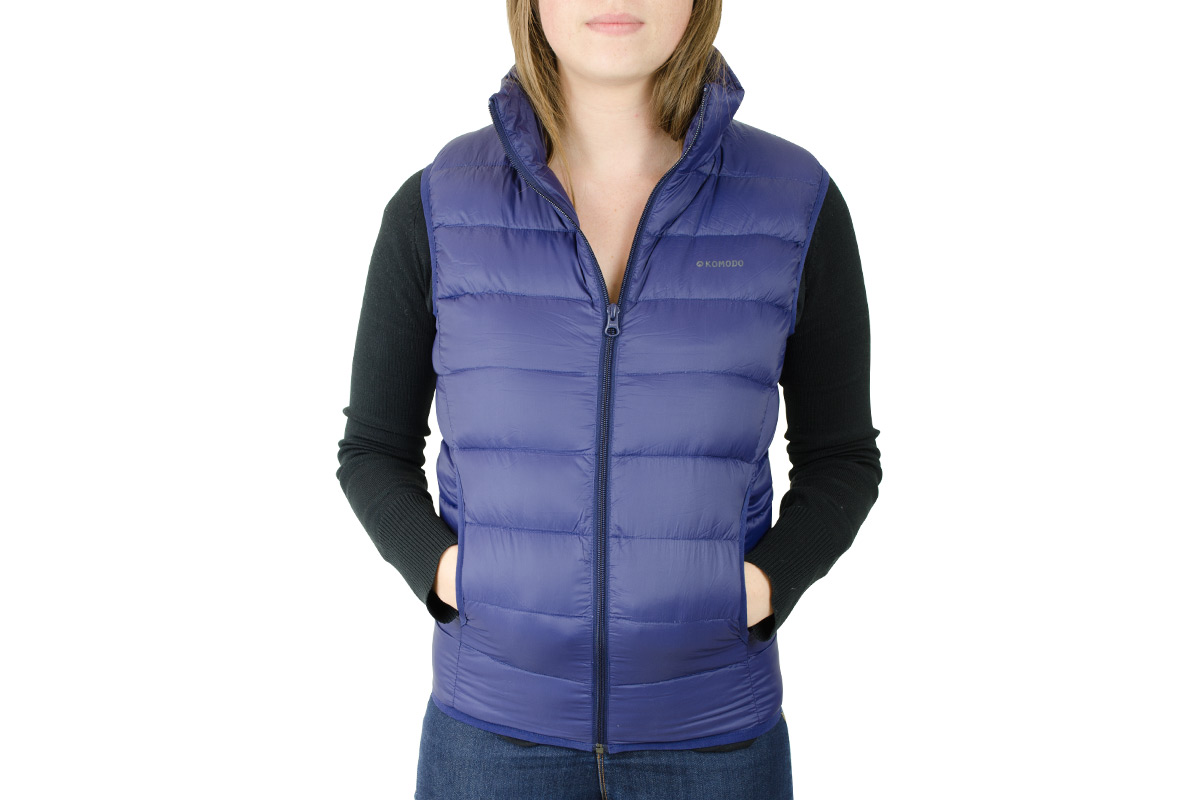 Komodo PackLite Women's Down Vest (Navy, Large)