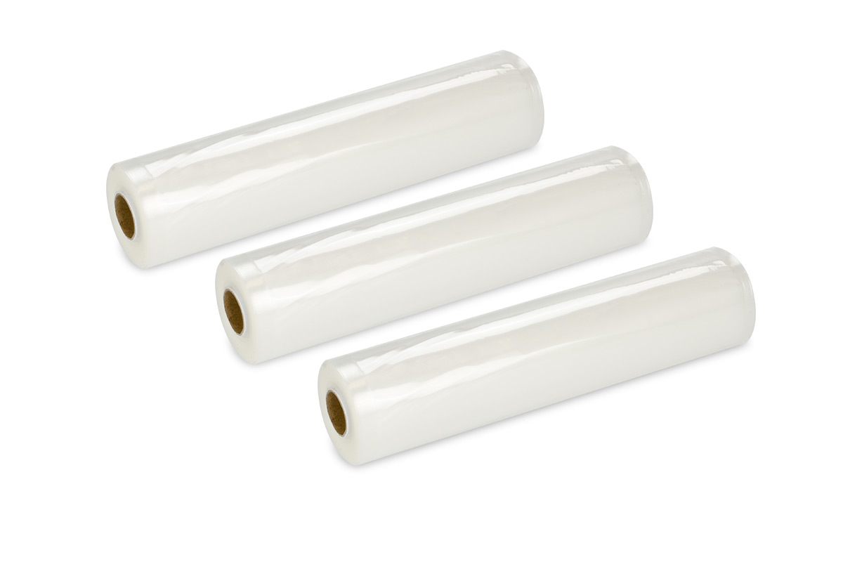 Kogan 3 Pack Food Vacuum Sealer Rolls (28cm x 5m)