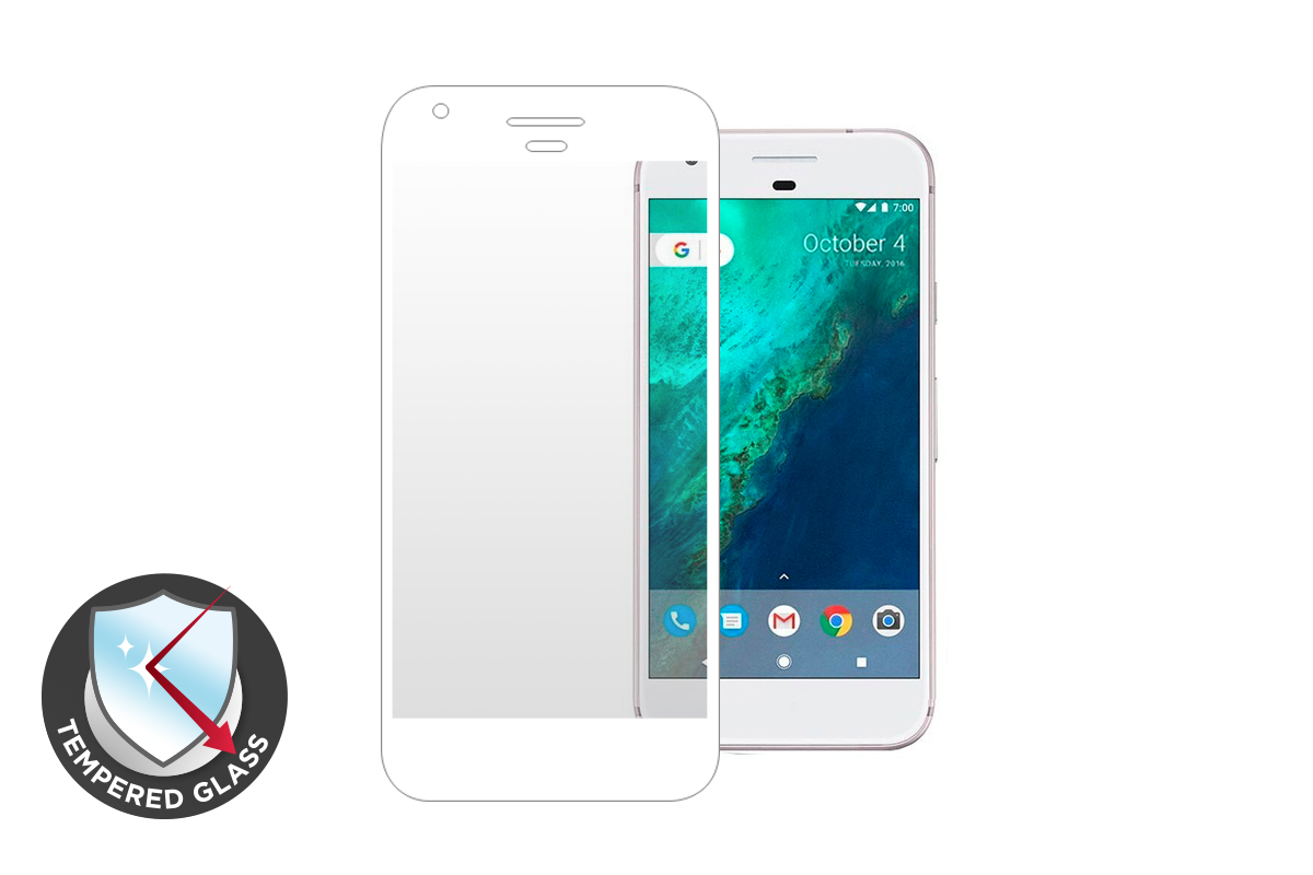 Kogan Premium Tempered Glass Screen Protector for Google Pixel XL (White)