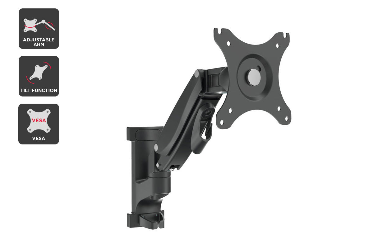 Kogan Full Motion Gas Lift Arm Wall Mount for 17