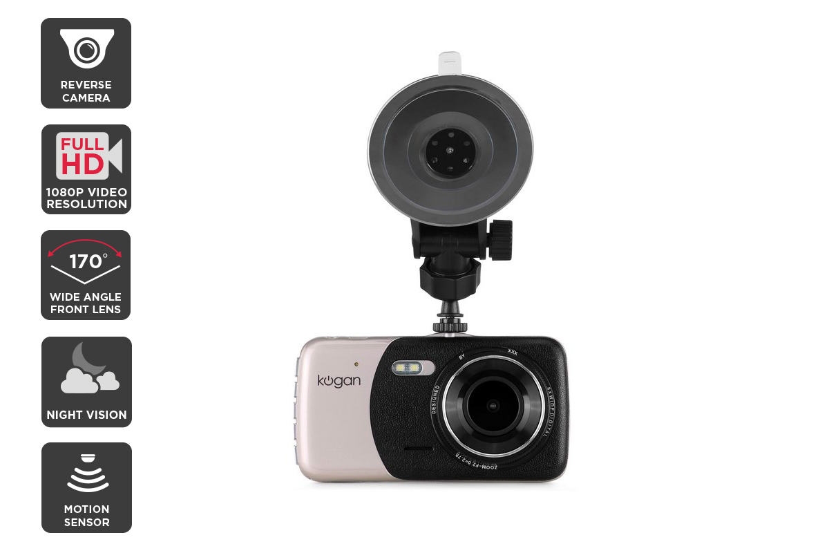 Kogan 2-in-1 Dash Camera / Reversing Camera