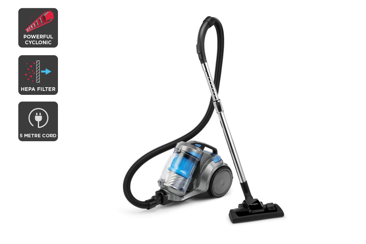 Kogan Mighty 2200W Cyclonic Vacuum Cleaner With Turbo Brush