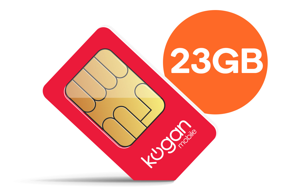 Kogan Mobile Prepaid Voucher Code: EXTRA LARGE (30 Days | 23GB) - New Customer Only