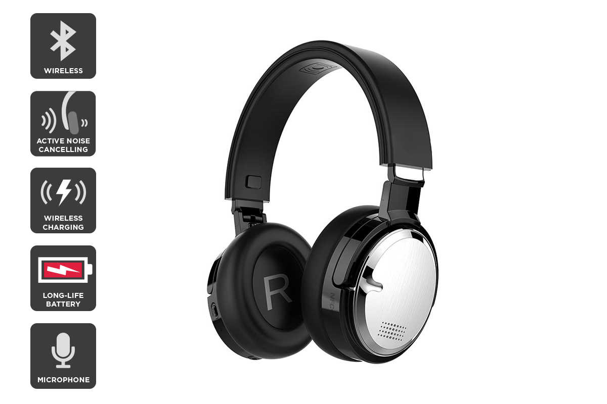 Kogan Wireless Charge Active Noise Cancelling Headphones