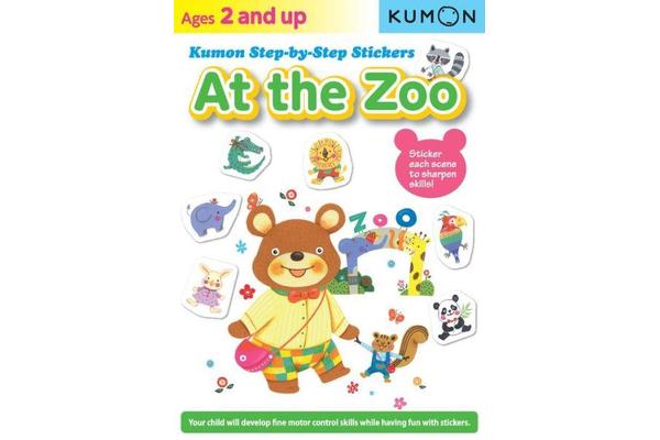 Kumon Step-by-step Stickers - At The Zoo