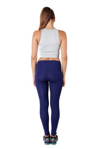 Kula Athletic Designer HAVANA Navy Compression Gym Leggings