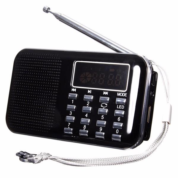 L218 Five-color Ultra - thin Portable  Radio Digital VOD Machines Mp3 Music Player