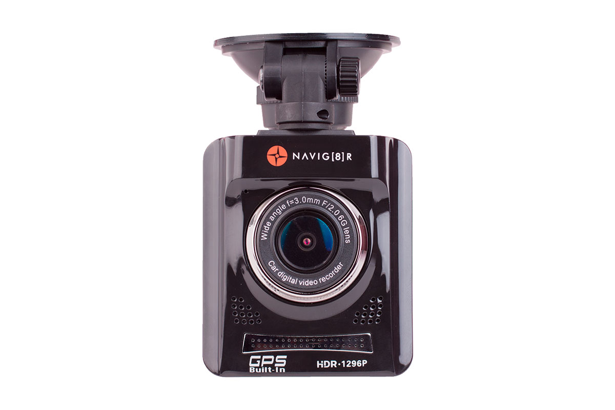 Laser Navig8r Super High Definition 1296p in Car Digital Video Recorder with GPS Tracking and Map Display