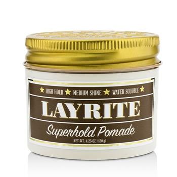 Layrite Superhold Pomade (High Hold, Medium Shine, Water Soluble) 120g/4.25oz Hair Care