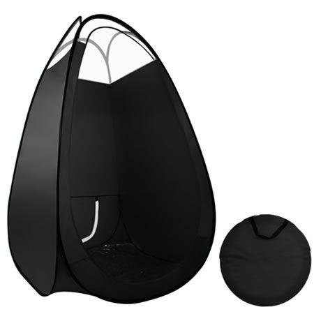 Large Pop Up Spray Tan Tent Tanning Mobile Booth - Black