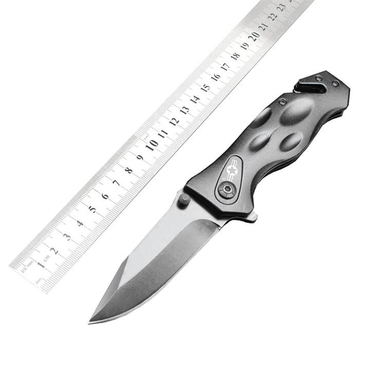 LAOTIE 205mm 7CR17MOV Honeycomb Handle Multi-functional Outdoor Survival Portable Folding Knife