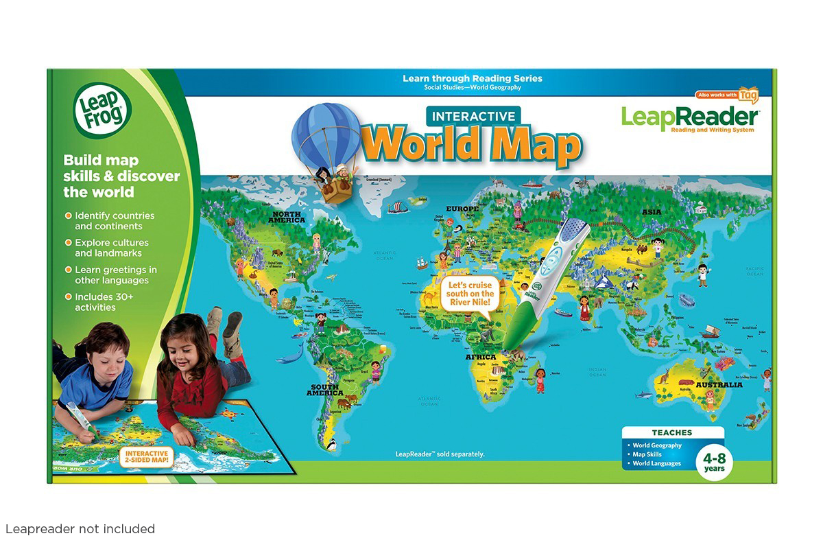 LeapFrog LeapReader Discovery Set:World Map