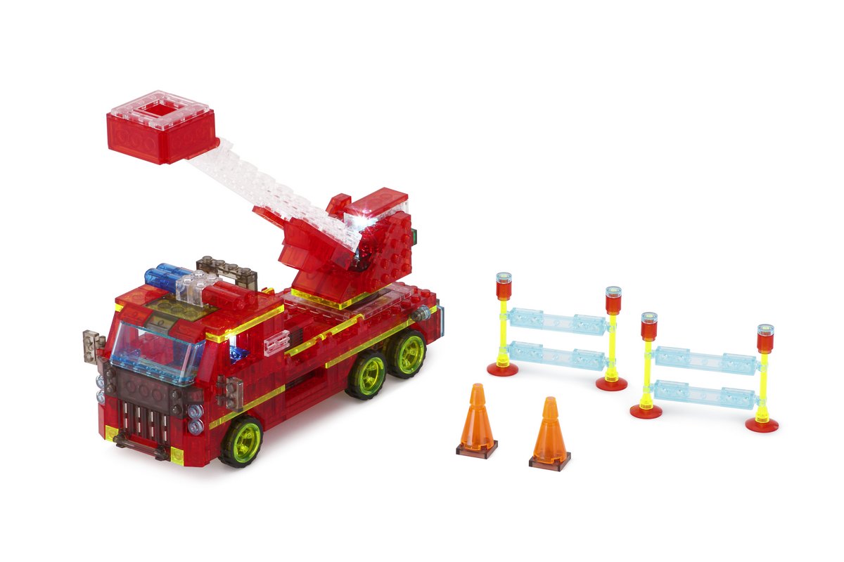 Lego Compatible MetaMorph Blocks (Light Up Fire Truck)