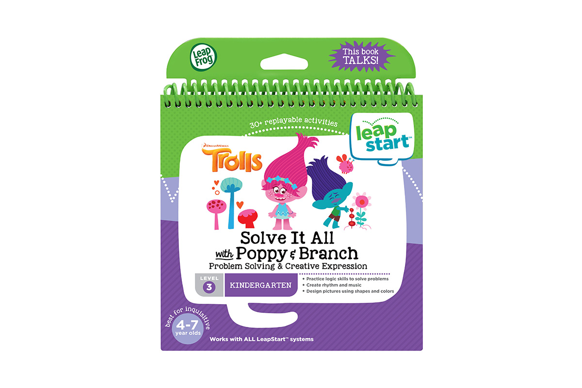 LeapFrog LeapStart Trolls Solve It All with Poppy & Branch Book