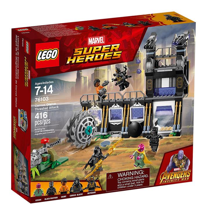 Lego Marvel Super Heroes 76103 Corvus Glaive Thresher Attack