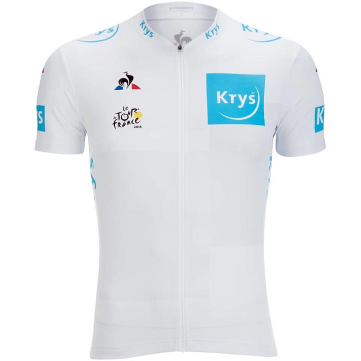 Le Coq Sportif Tour de France 2018 Young Riders Classification Official Jersey - White - M - White