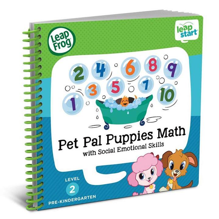 LeapFrog Leapstart Pet Pal Puppies Math with Social Emotional Skills Book