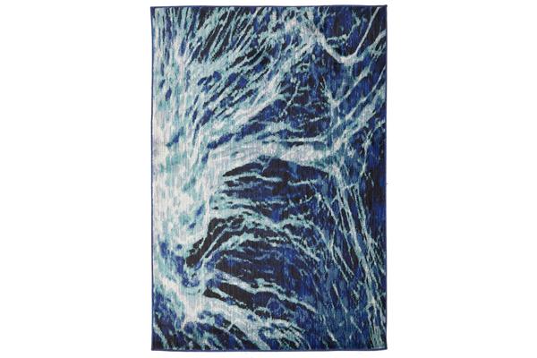 Livewire Modern Blue Rug 230X160cm