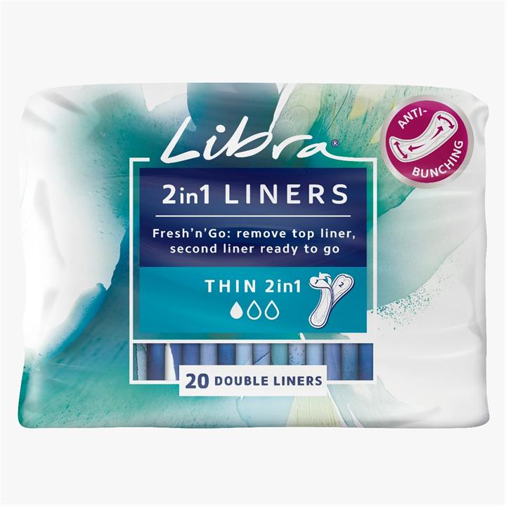 Libra Liner Flexi Thin 2 in 1 X 20