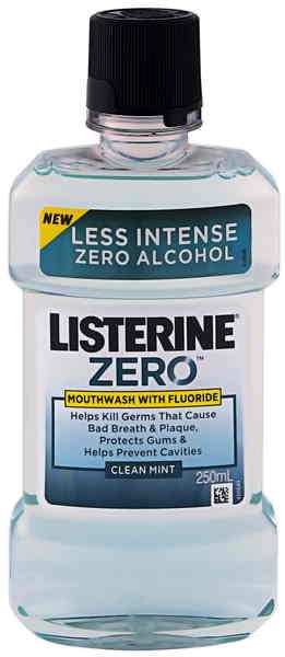 Listerine Zero Mouthwash 250ml