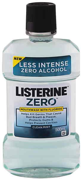 Listerine Zero Mouthwash 500ml