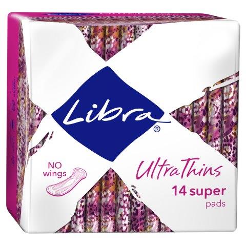 Libra Ultra Thin Pads Super X 14