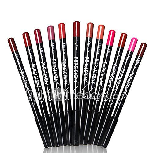 Lip Liners Dry Pencil Volumized Coloured gloss Natural Breathable Other 12