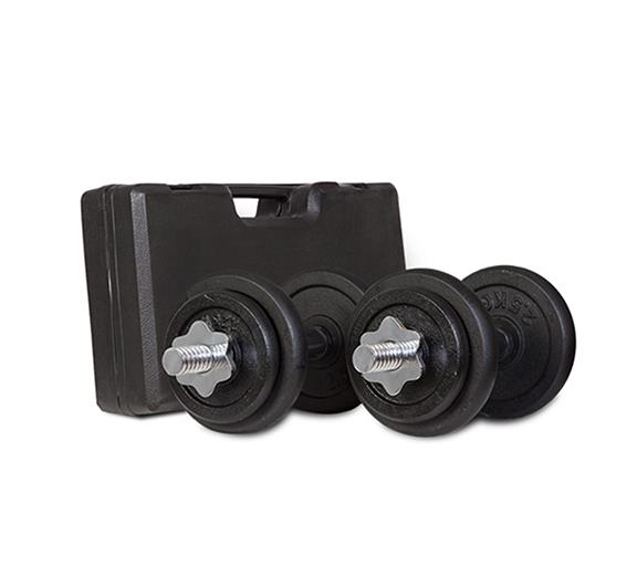 Lifespan Fitness 20kg Dumbbell Set with Case