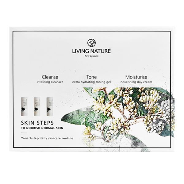 Living Nature Skin Steps to Nourish - Normal Skin 3 x 50ml