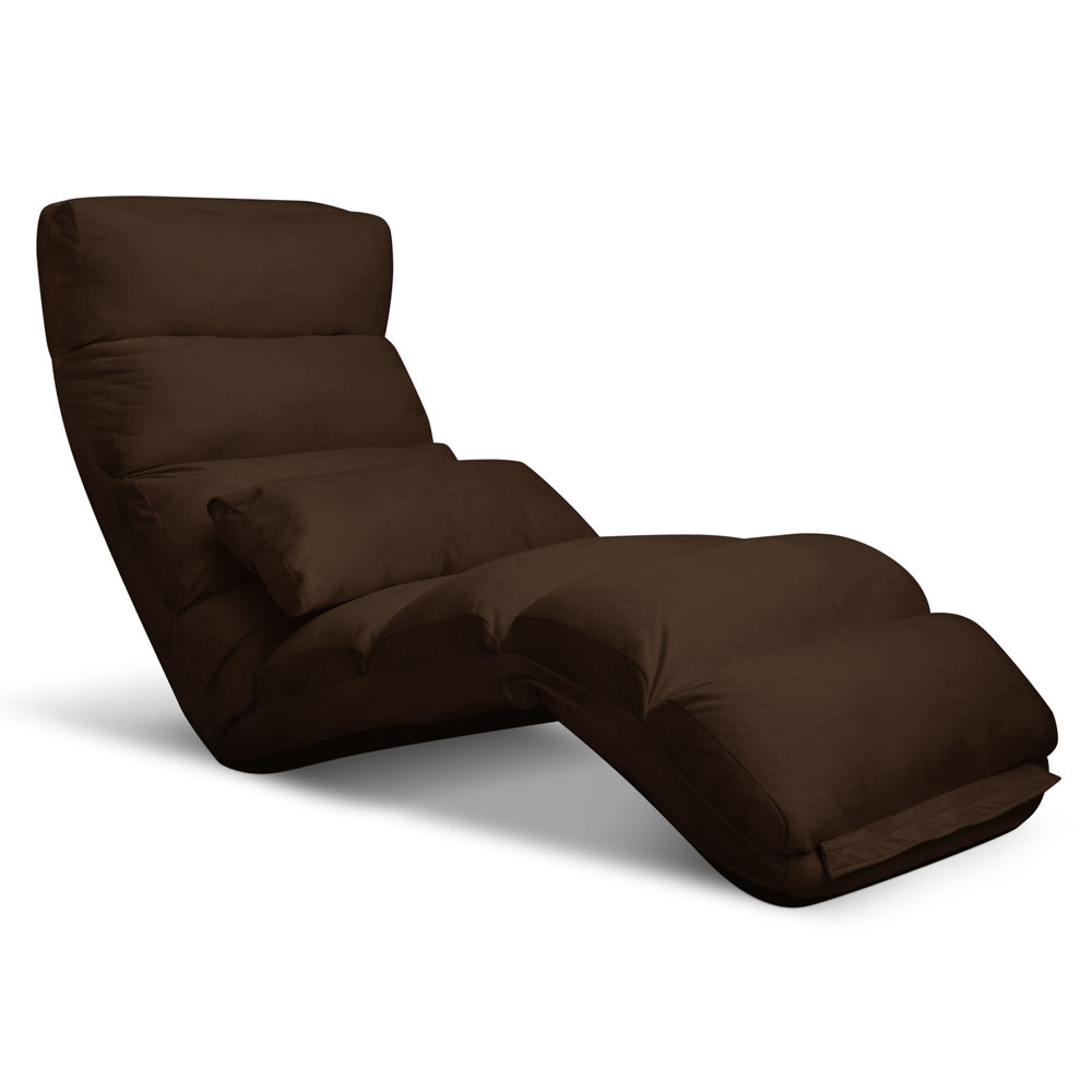 Lounge Sofa Chair 75 Adjustable Angles (Brown)