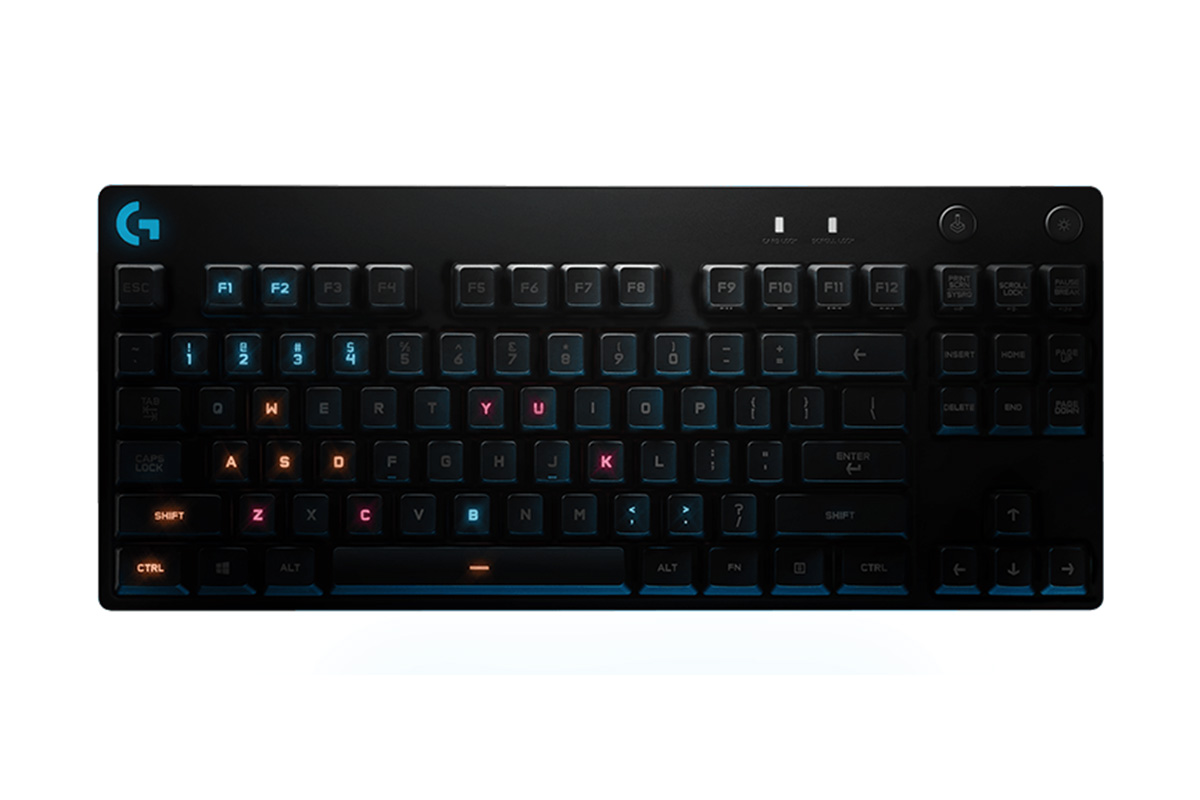 Logitech G Pro Spectrum Tenkeyless RGB Mechanical Gaming Keyboard (920-008296)