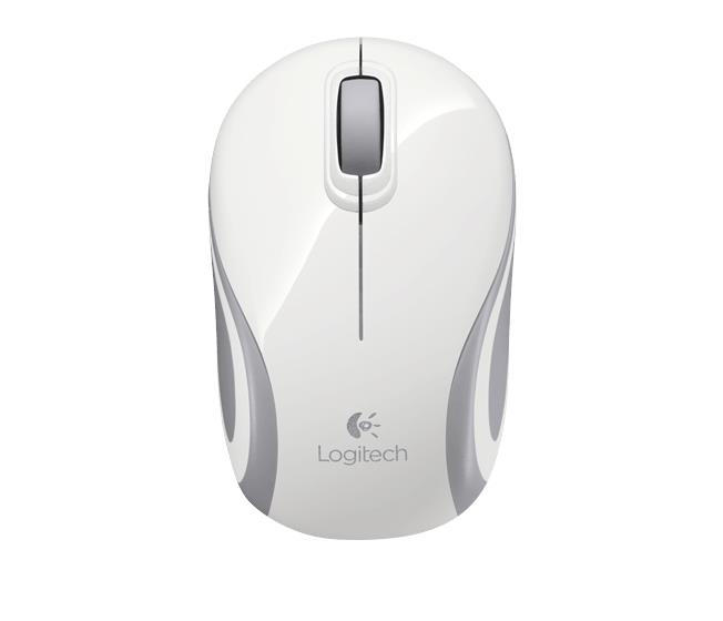 Logitech 910-002783 M187 Wireless Mini Optical - White Mouse