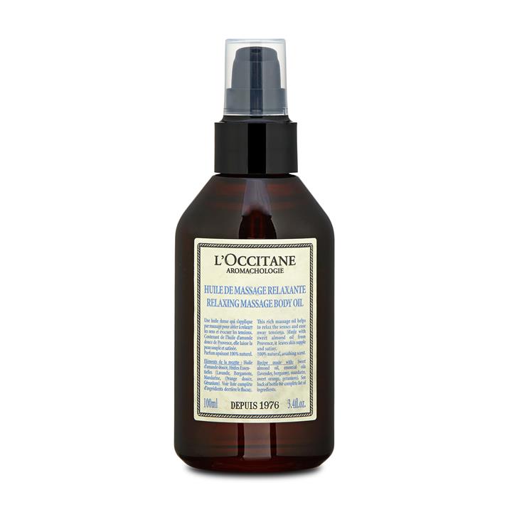 L'Occitane Aromachologie Relaxing Massage Body Oil 3.4oz, 100ml