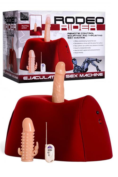 LoveBotz Ejaculating Sex Machine with Remote Control & complete two dildos