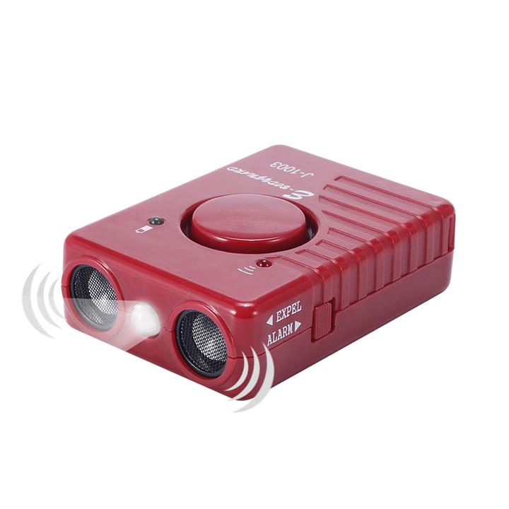 Loskii J-1003 Multifunctional Personal Self Defense Anti Theft Alarm Ultrasonic Dog Training Animal Repeller with LED Light