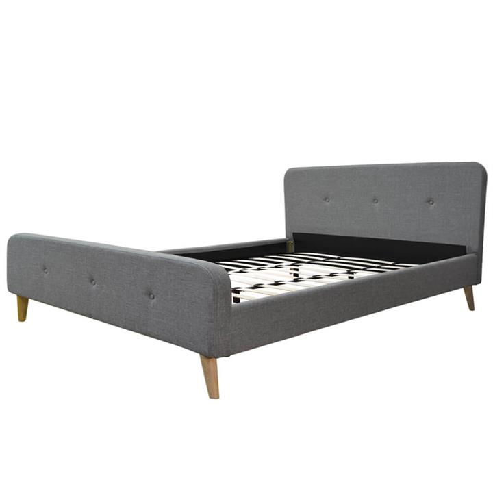 Luxo Larvik Scandinavian Style King Bed - Space Grey