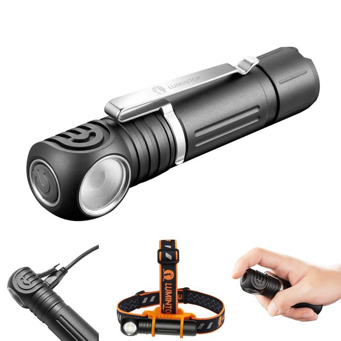 Lumintop HL18 XP-L HD 950Lumens Headlamp USB Rechargeable Magnetic Tail Mini LED Flashlight