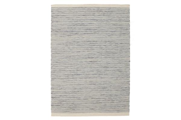 Madras Blue Flat weave Rug 225x155cm