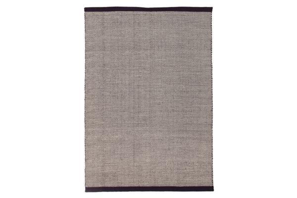 Marlo Flatweave Aubergine Wool Rug 225x155cm