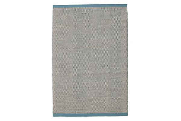 Marlo Flatweave Blue Wool Rug 225x155cm