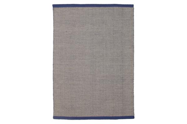 Marlo Flatweave Navy Wool Rug 225x155cm