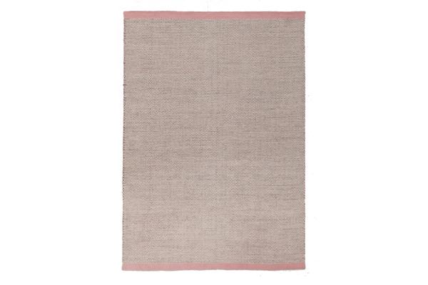 Marlo Flatweave Pink Wool Rug 225x155cm