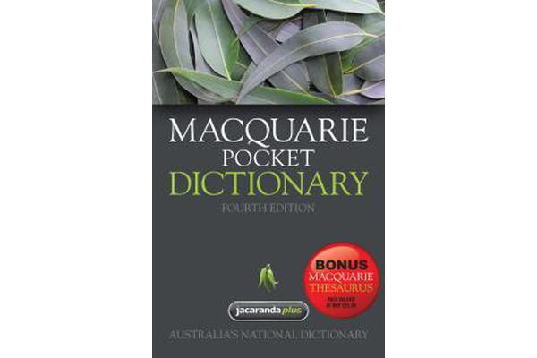 Macquarie Pocket Dictionary 4E + Bonus Pocket Thesaurus