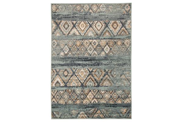 Mayfair Contrast Blue Rug 230X160cm