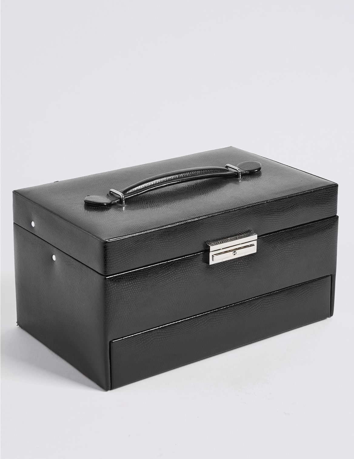 Marks & Spencer Large Rectangular Jewellery Box - Black - 1SIZE