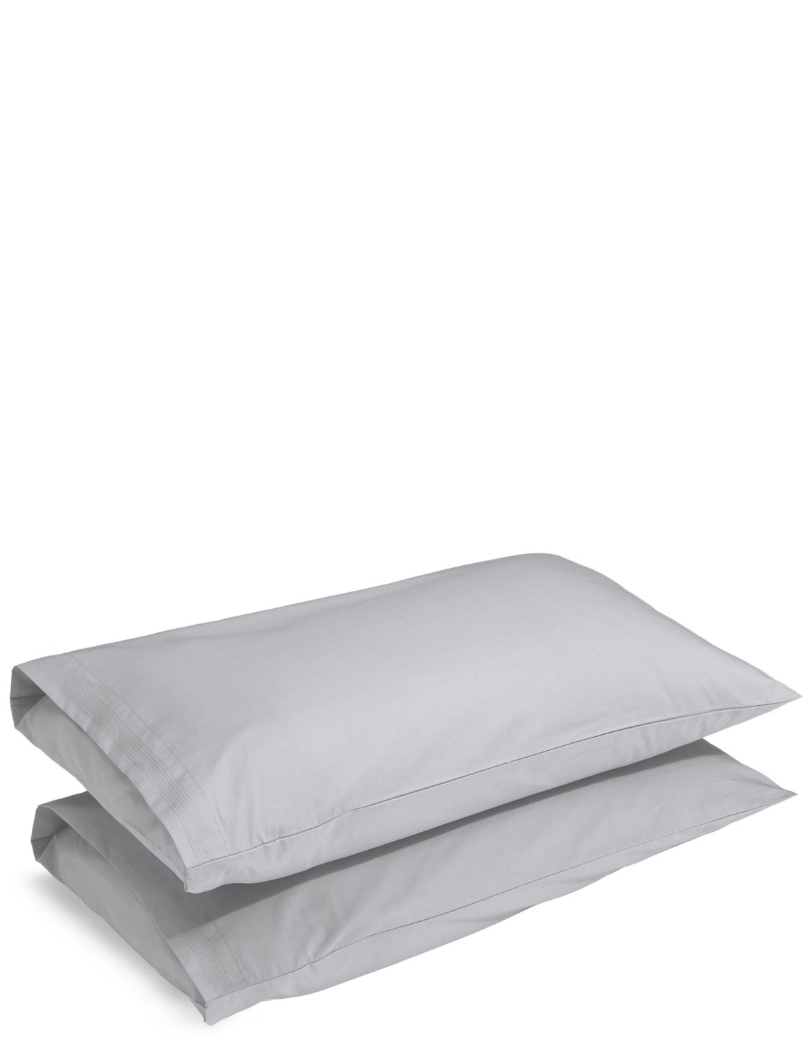 Marks & Spencer 2 Pack Extraordinary Value Pillowcase - Grey - 1SIZE