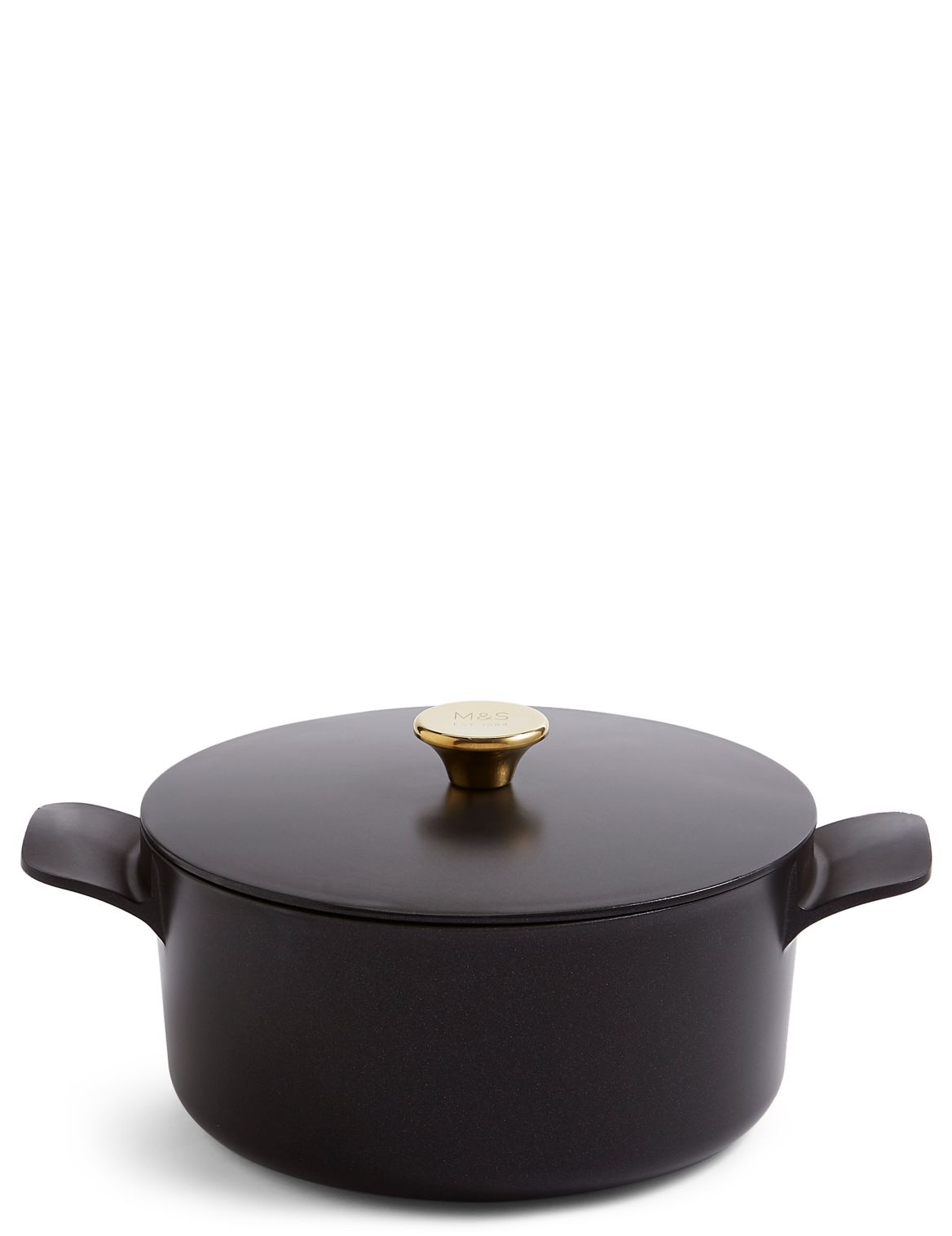 Marks & Spencer Cast Aluminium Casserole - Black - 1SIZE