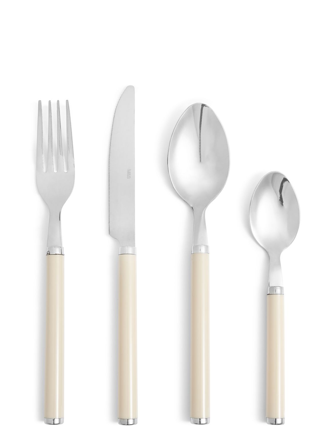 Marks & Spencer Allegro 16 Piece Cutlery Set - Cream - 1SIZE